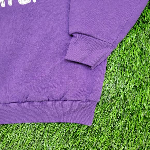 Vintage 80s Chocolate Sweatshirt Women Large 21x24 Baggy USA - Picture 11 of 14